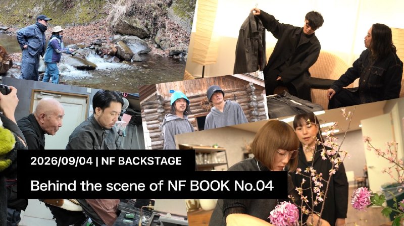 📸 サカナクション (X)NF member限定コンテンツ NF BACKSTAGE「Behind the scene of NF BOOK No.04」を公開しました
