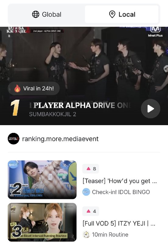 📸 @YEJIDataBase ×2ITZY  Episode Full VOD 5 <Beat the Bloat! Interval Running Routine> — YZKZ Global Trending Top 10 — Global Trending — Local Trending #YEJI #1 #2 #3 #예지 #ITZY #있지 #イェジ原文 #黄礼志