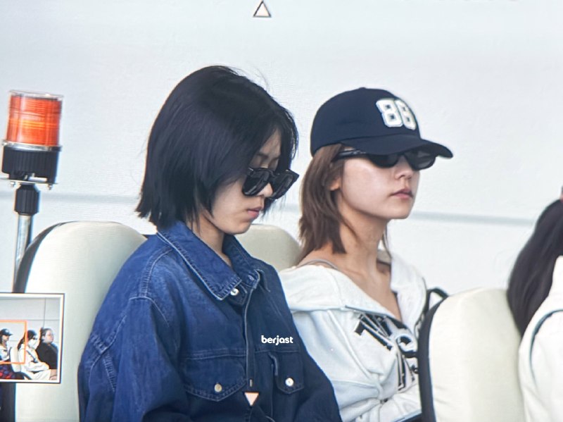 📸 @berjast_f250608 HGH to ICN Safe flight 😊 #YEJI #예지 #RYUJIN #류진 #ITZY #있지原文 #黄礼志