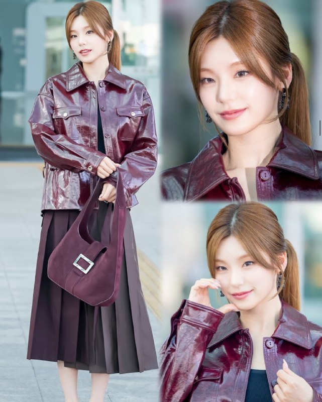 📸 🔍 黄礼志 via @yejigalleryyeji is stunning in her maroon outfit原文 #黄礼志