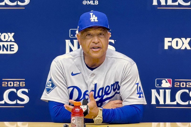 📸 @MasayaKotani投手⚾️デーブ・ロバーツ監督、3回ピンチでウィル・スミスがABSチャレンジしなかったことについて🎙️「むやみにチャレンジを無駄にしたくはないし、あの場面でウィルはストライクだったとは感じなかったのだろう