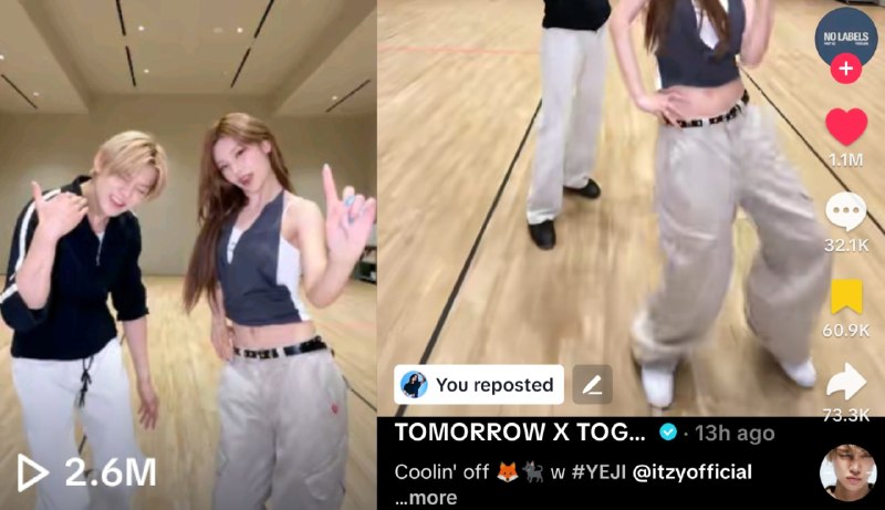 📸 @YEJIDataBasewith  'ice cream' challenge has surpassed 2M views with.1M likes on TikTok👏🏻🔗