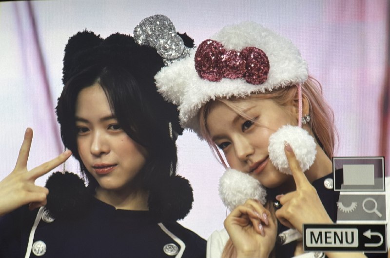 📸 @HayashinKpop260524 MakestarThank you for wearing my kitty couple hat!Yeji and Ryujin look so cute together in it!! #YEJI #예지 #RYUJIN #류진 #ITZY #있지原文 #黄礼志