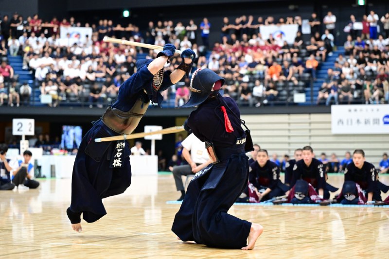 📸 @Kendo_Jidai ×3博多の夏を熱く焦がす、大正5年から続く伝統の玉竜旗高校剣道大会