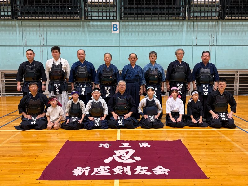 📸 @niizaken ×2小学生7名、先生方12名で新座市総合体育館のサブアリーナで夏合宿を行いました