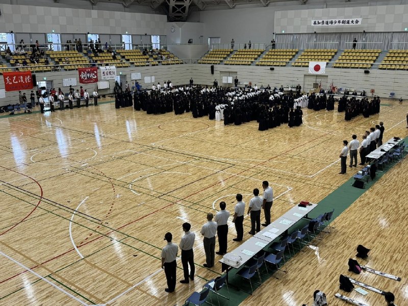 📸 @gen_nakatani ×2高知県少年剣道錬成大会に出席しました